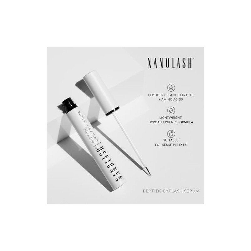 Nanolash Peptide Eyelash Serum 5ml - Longer, Thicker, Stronger Lashes