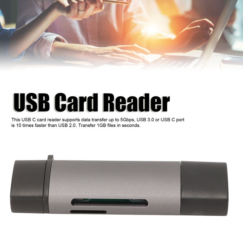 Storage Card Reader USB C USB A 3.0 Dual Port