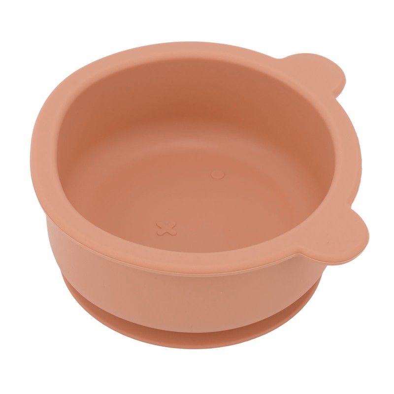 Silicone Baby Bowl Spoon Set with Bottom Suction Cup Ergonomic