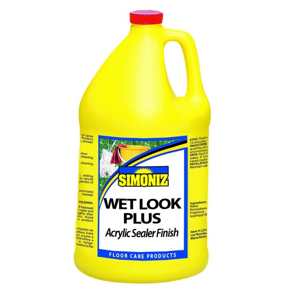Simoniz CS0750004 Wet Look Plus Acrylic Polymer Floor Sealer and