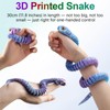 AzureRay 3D Printed Snake Toy with Dragon Eggs 3D, Movable