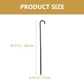 Party Props Cane Costume Party Crutch Stick Kids Wand Walking Cane Appearing Cane Wand Gentlemen Costume Ringmaster Cane Elevated Staff Plastic Party Supplies Fairy Child