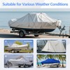 Boat Cover Support Pole with 24" Wide Tripod Base, 33"-63"
