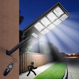 Waterproof Solar Lights Outdoor for Patio & Yard, Dusk to Dawn Motion Sensor Security Lighting, High Brightness Solar-Powered Garden Pathway Lamps