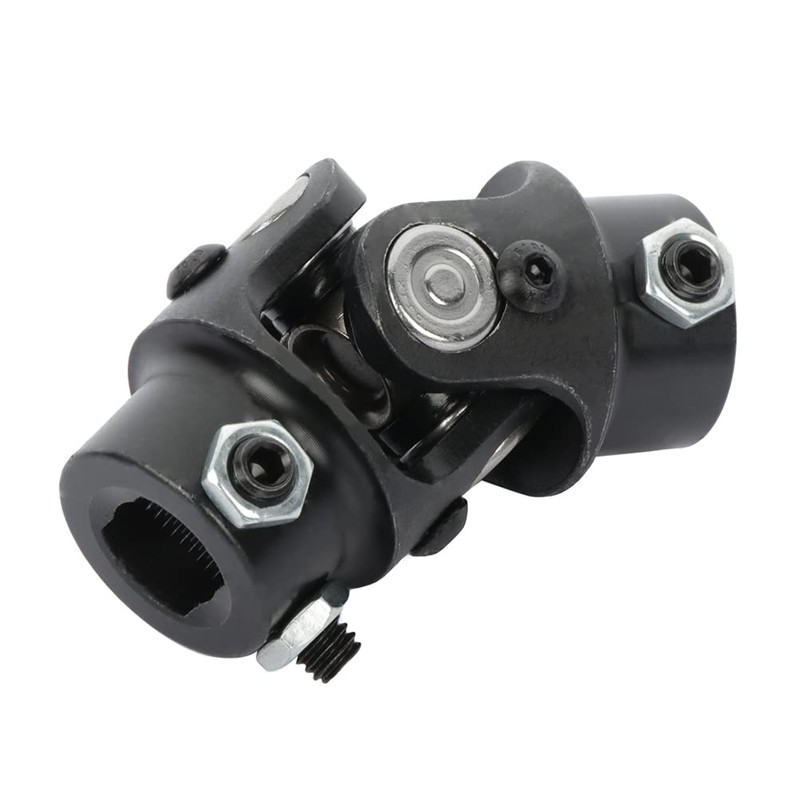 ECCPP Black Single Steering Joints 11/16-36 Spline X 3/4 DD