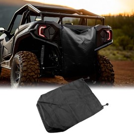 MARCHFA Universal Trash Bag for UTV ATV Polaris Can-Am Yamaha Golf Boat RZR Off Road Large Trash Sack (Black)