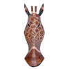 WoUnru Giraffe 50 cm Wooden Mask from Bali Wall Mask