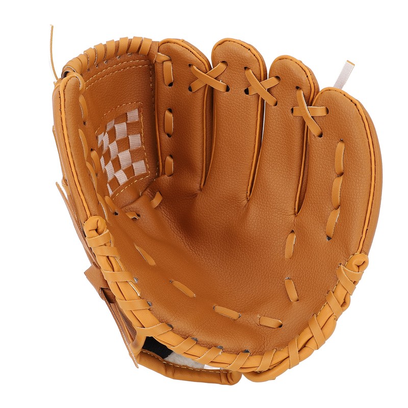 Baseball Glove Ergonomic PU Leather Baseball Mitts Softness Professional Baseball