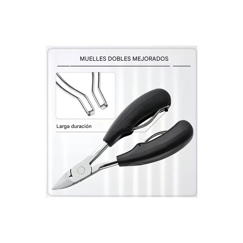 Alicata Grande Clásico De Acero Inoxidable Para Uñas Gruesas