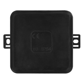 Miratic Junction Box Waterproof IP54 Junction Box Outdoor Waterproof with 12 Rubber Nozzles Junction Box Surface-Mounted Robust and Safe Electrical Installation for Outdoor Use (Black)