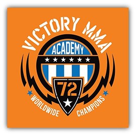 Zirni Victory Mixed Martial Arts Fight Academy Sticker Decal Design