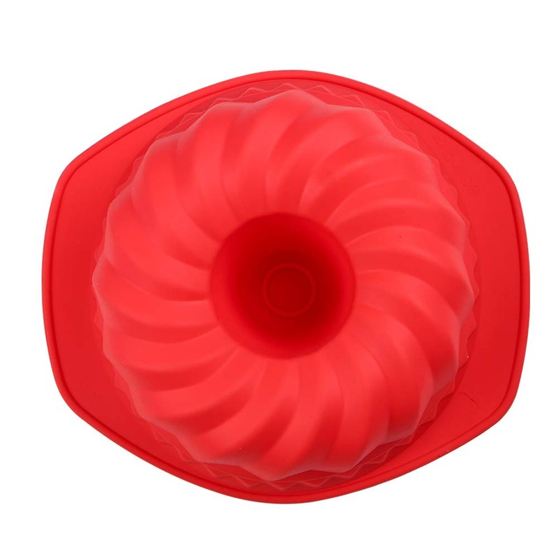Webake Molde de silicona estriada para tartas, molde antiadherente para