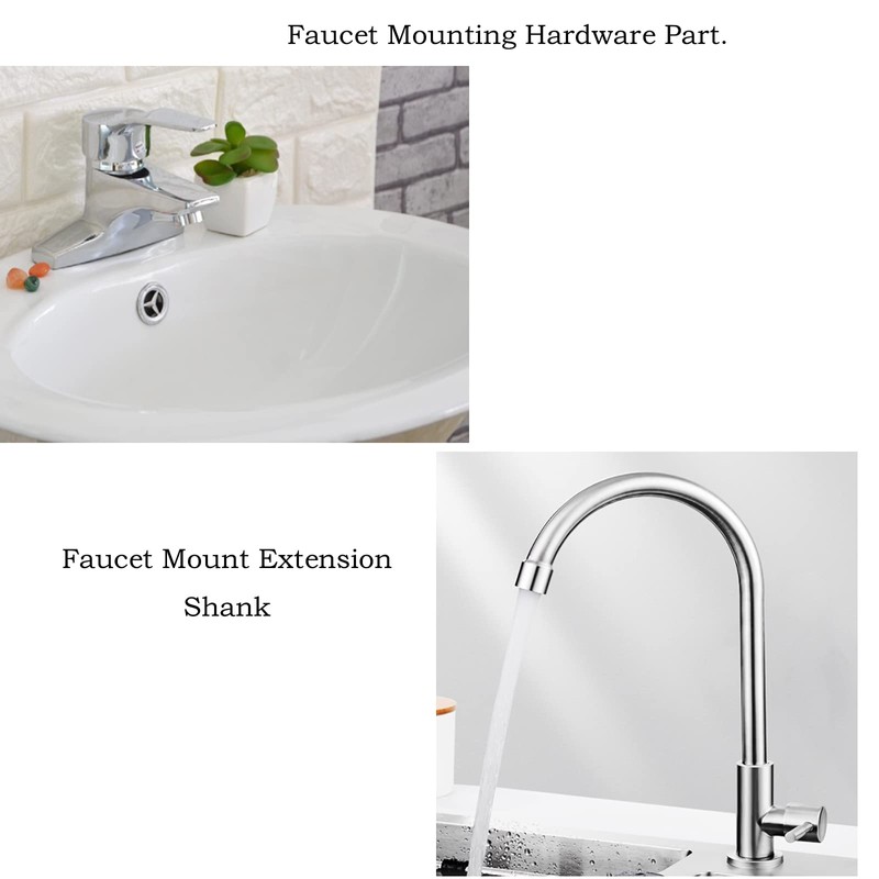 1pcs 2.32Inch Length Shank Nuts Faucet Tap Extension,Faucet Mount Extension