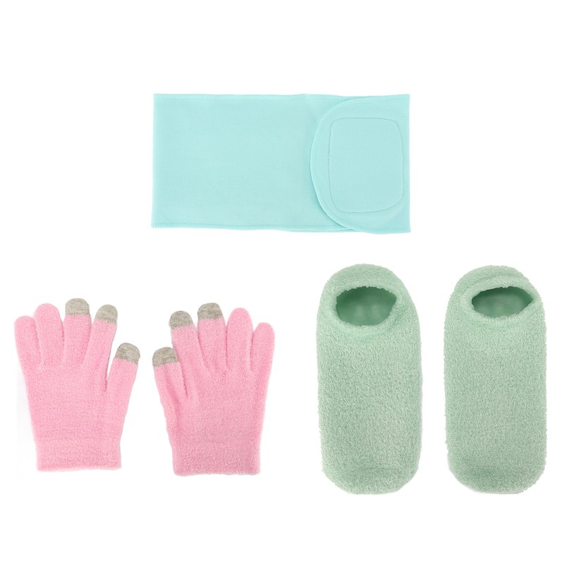 Touch Screen Spa Moisturizing Gloves Socks Set Reusable Repair Treatment