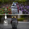 YZYOE LED Solar Nodding owl Light, Outdoor Atmosphere Decoration Light,