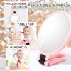 Novadex 1x 10x Magnifying Mirror, Handheld Hand Mirror with Handle,