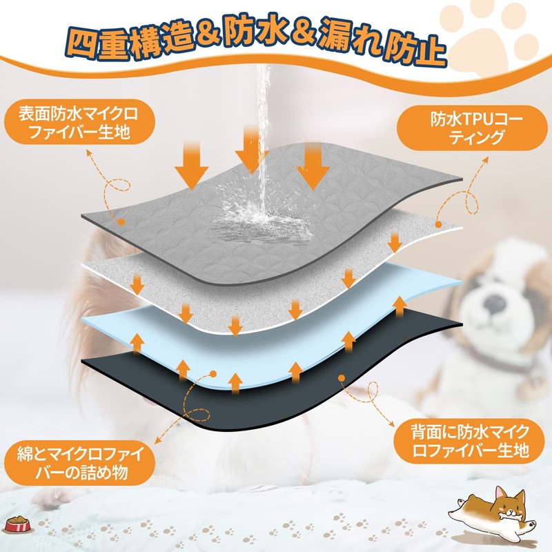 LOOBANI Waterproof Cover, Bed, Sofa, Waterproof Sheets, Waterproof Sheets, Single,