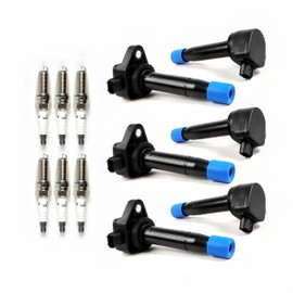 HAYIAUTO Set of 6 UF603 Ignition Coils Pack & Iridium Spark Plugs Fits for Honda Accord 2008-2012/Odyssey 2008-2017/Crosstour 2012, for Acura RL/TL/TSX 2009-2014 3.5L 3.7L V6 GN10426 5C1681 IC693