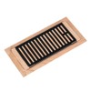 Red Oak Hardwood Drop in Floor Register, 4X10 Inch, with