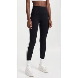 Splits59 Women's Clare High Waist Rigor 7/8 Black/White X-Large