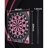 Electronic Dart Board with Bright Score Display, Multiple Games, and