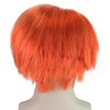 IMEYLE Orange Wig Short Ginger Wig Ginger Cosplay Costume Wig