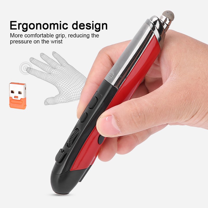2.4G USB Wireless Optical Pen Mouse Pocket Drawing Write Stylus