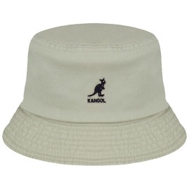 Kangol Washed Bucket Hat - Khaki/M Khaki, Medium