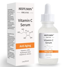 Vitamin C Serum Face, With Hyaluronic Acid, Vitamin E,20% Vitamin C for Anti-wrinkle, Dark Circle, Restore & Boost Collagen, Firming skin - 1Oz