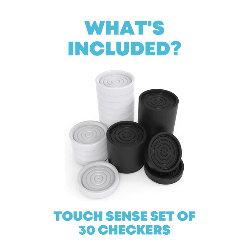 ChessUp Checkers Pieces - Set of 30