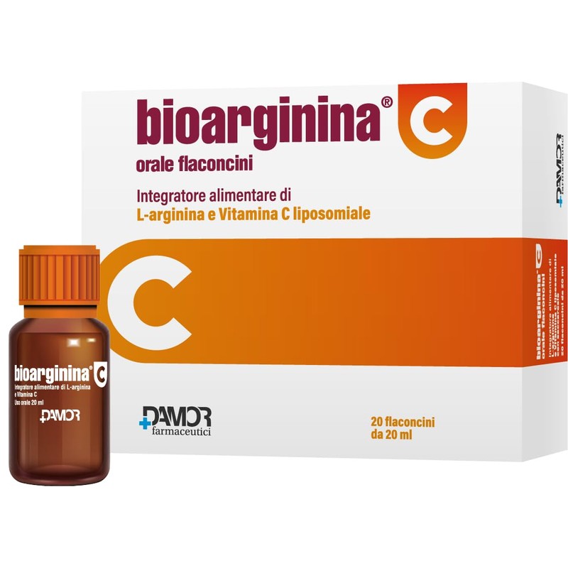 Damor - Bioarginina C Orale 20 Flaconcini con L-Arginina e