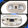 LED Front Overhead Console with Dome Map Light & Sunroof