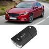 Flip Key Case, Qiilu Key Fob Case, 3 Buttons Car