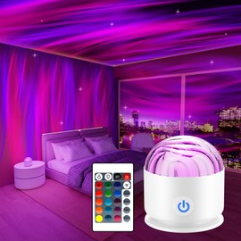 Fokky Sternenhimmel Projektor Kinder, Lampe Nordlicht Projektor