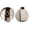 WLngtv Silver Oven Rotary Stove Control Knobs for Control Knob