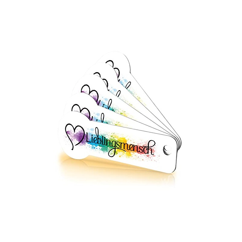 Code24 Einkaufswagenlöser Lieblingsmensch® Keyring with Shopping Chip & Key Finder,