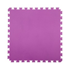 Flooring Inc's 5/8" Premium Soft Foam Gym Mat, High-Density Gym Flooring for Home Gym, Interlocking Foam Tiles for Home Gym, Playroom & More | Purple, 2'x2', 25 Foam Floor Tiles, 100 Sq/Ft