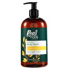 Real Root Moisturizing Body Wash, Sandalwood & Yuzu, Vegan Friendly, Cruelty Free, 16 Fluid Ounce (Pack of 6)