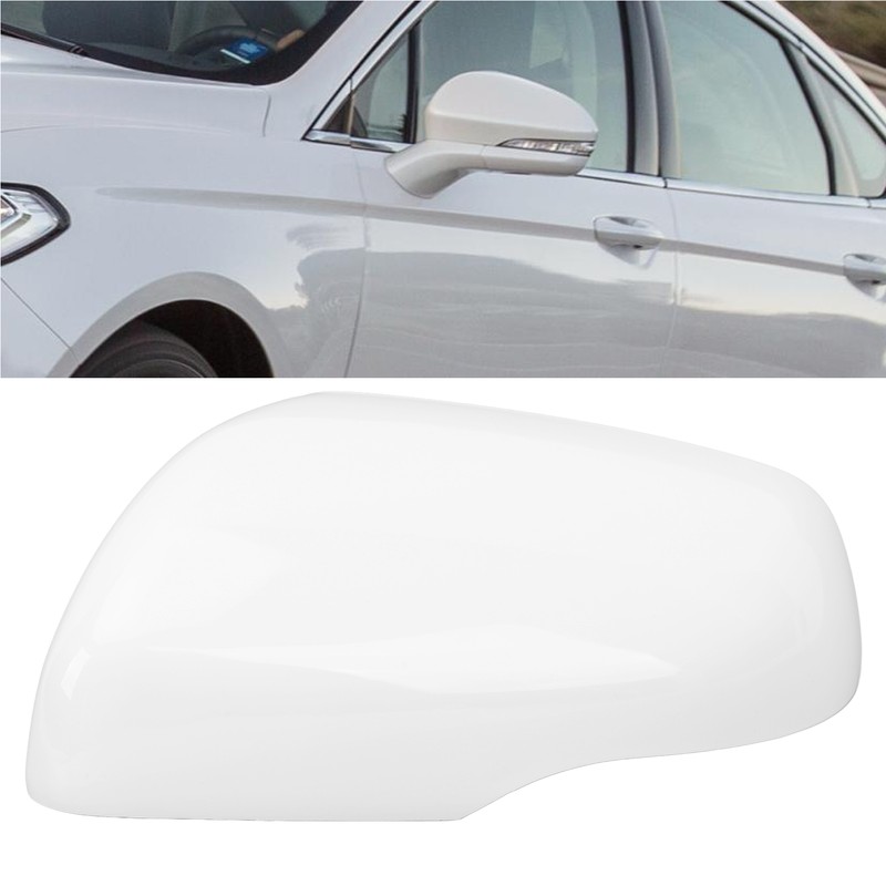 Rearview Mirror Cap White Weatherproof Wing Mirror Cover for Mondeo
