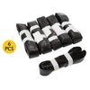 Automatic Trash Can Refill Bags 6 Rolls Black Trash Bags