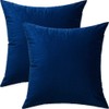 Artaimee Navy Blue Throw Pillow Covers 22x22 Set of 2