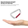 25KN Climbing Carabiner DShape Buckle Safety Equipment for Mountaineering HighAltitude