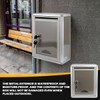 ZJIVQO Suggestion Box Lockable Ballot Box Donation Box with Lock