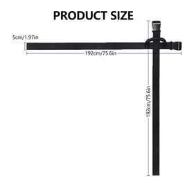 Carrying Strap, Nylon Tie Down Straps, Lifting Straps Luggage, Heavy Duty Luggage Tie Down Strap, Furniture Transport Straps, Adjustable Carry Strap, with Handle, Suitable for Luggage and Suitcases