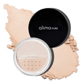 Alima Pure Matte Foundation Loose Mineral Powder Foundation Makeup, Loose Powder Makeup Oil Free Talc Free Powder, Natural Makeup Mineral Foundation Full Coverage Natural Foundation Powder .15 oz/4.5g
