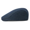 FEINION - Gorro plano de mezcla de lana para hombre,