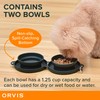 Orvis Pet Travel Collapsible Feeder with Food + Water Dish,