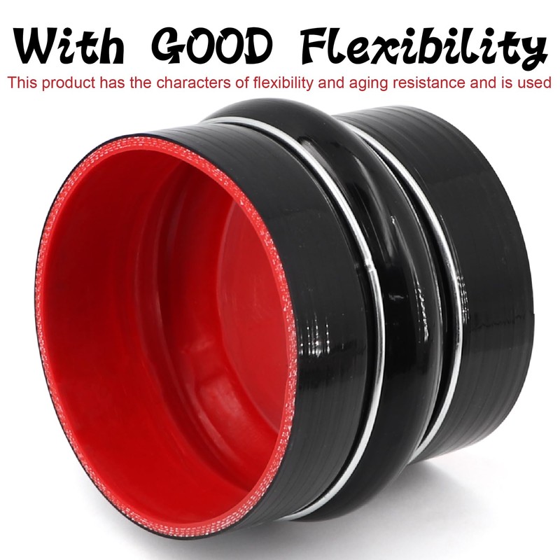 High Performance Straight Silicone Hump Coupler Reducer ID 4 to
