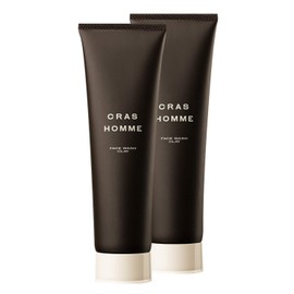 CRAS HOMME Men's Face Wash Clay, Mud Cleansing, No Additives, Oil, Pore Stain, Drying, Aging Care, 4 to 6 Months, 4.2 oz (120 g) Each (Set of 2)