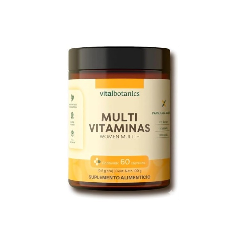 Vitaminas Mujer Colageno Hidrolizado Acido Folico Biotina Complejo Zinc Calcio
